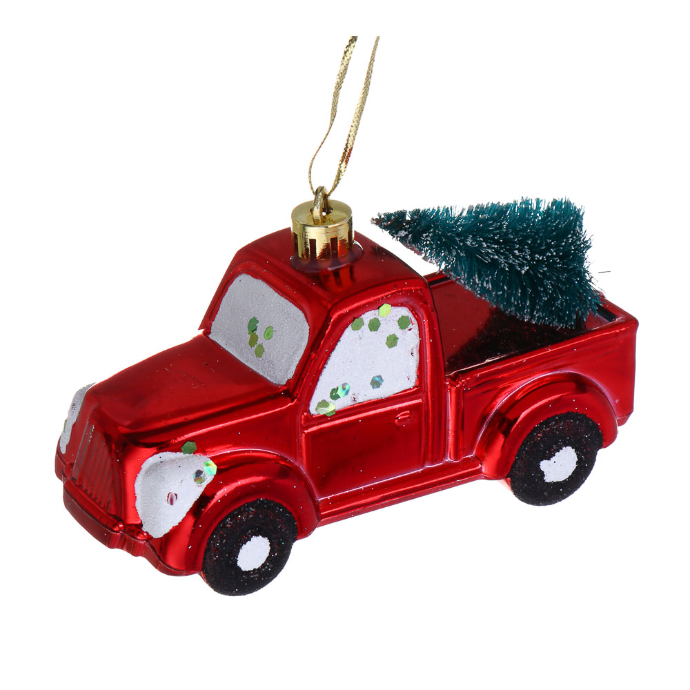 СНОУ БУМ Подвеска декоративная, "Машинка", 11х5,3х6,5см, пластик, арт.№ 397-385