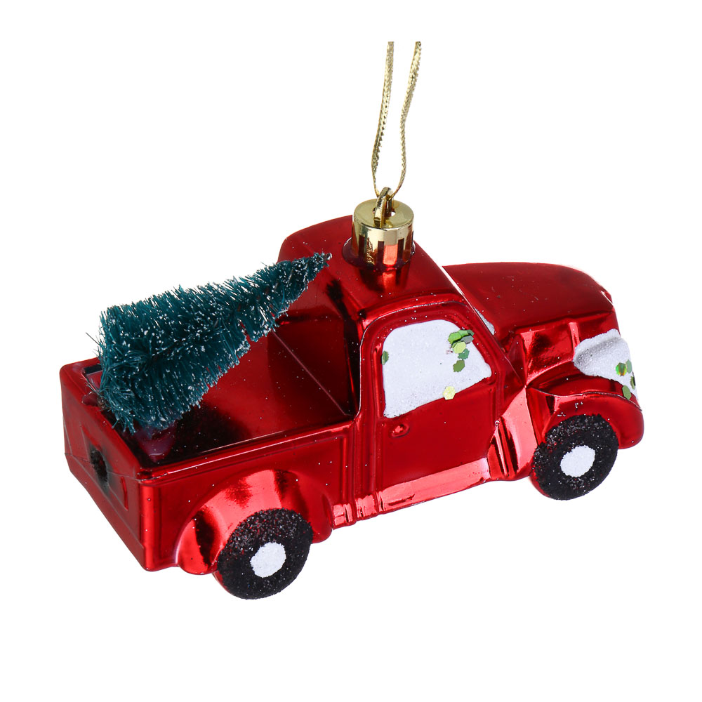 СНОУ БУМ Подвеска декоративная, "Машинка", 11х5,3х6,5см, пластик, арт.№ 397-385