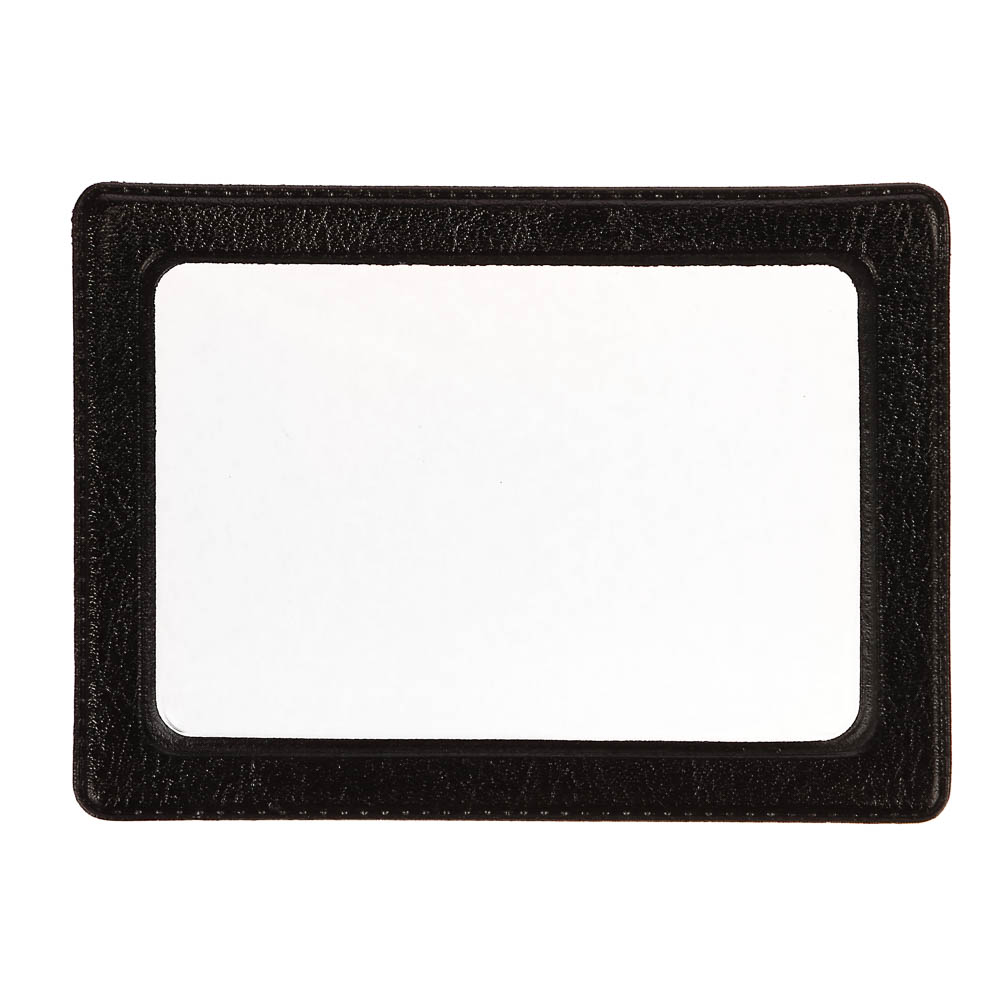 Картхолдер, 9,5x0,1x6см, 1ряд, 2карт, черный, арт.№ 303-080