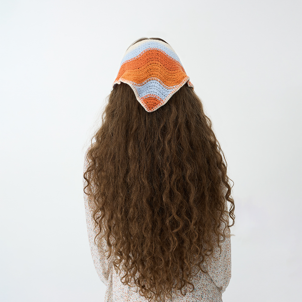 GALANTE Косынка вязаная женская, р-р 50x35см, 100% полиэстер, 6 дизайнов, арт.№ 314-930