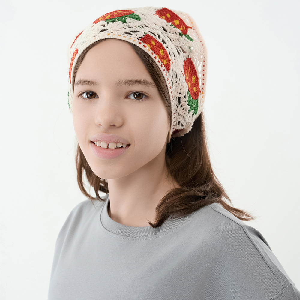 GALANTE Косынка вязаная женская, р-р 50x35см, 100% полиэстер, 6 дизайнов, арт.№ 314-930