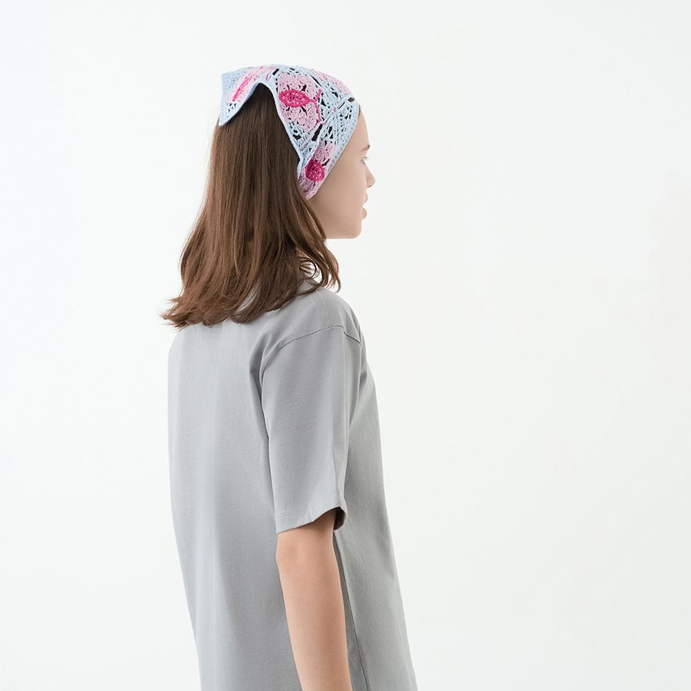 GALANTE Косынка вязаная женская, р-р 50x35см, 100% полиэстер, 6 дизайнов, арт.№ 314-930