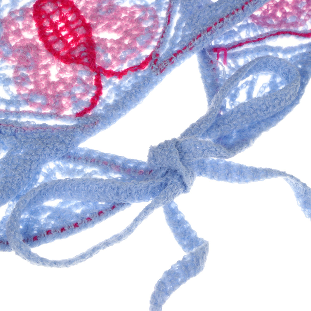 GALANTE Косынка вязаная женская, р-р 50x35см, 100% полиэстер, 6 дизайнов, арт.№ 314-930