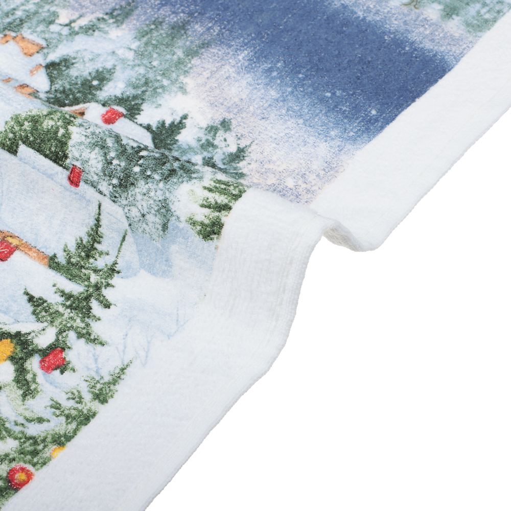 PROVANCE Нордик Полотенце кухонное, 38х63см, 55% хлопок, 45% полиэстер, домики, арт.№ 492-291