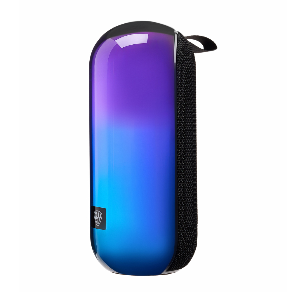 Колонка беспроводная BY EchoCore 7Вт,подсветка,1800мАч, BT5.3, USB, AUX,microSD,ВШГ 19x8x8см, черный, арт.№ 443-105