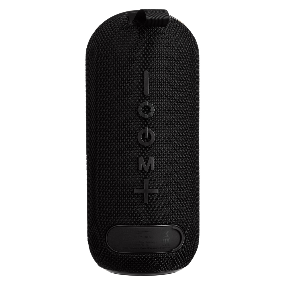 Колонка беспроводная BY EchoCore 7Вт,подсветка,1800мАч, BT5.3, USB, AUX,microSD,ВШГ 19x8x8см, черный, арт.№ 443-105