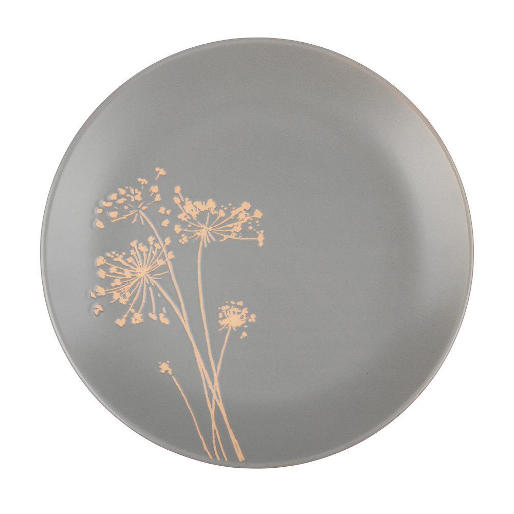 MILLIMI Амми Тарелка подстановочная, 26,5см,  серый, арт.№ 824-210