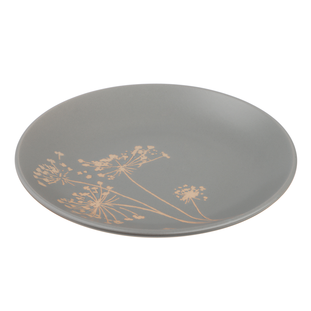 MILLIMI Амми Тарелка закусочная, 19,5см, серый, арт.№ 824-211