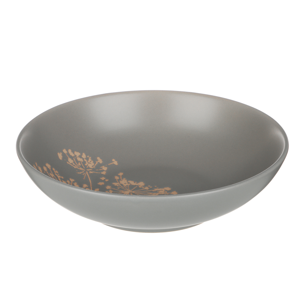 MILLIMI Амми Салатник, 20х5см, 700мл, серый, арт.№ 824-212