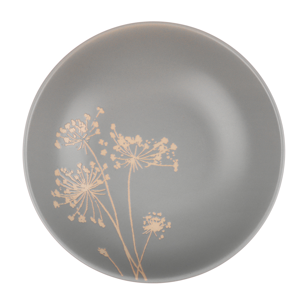 MILLIMI Амми Салатник, 20х5см, 700мл, серый, арт.№ 824-212