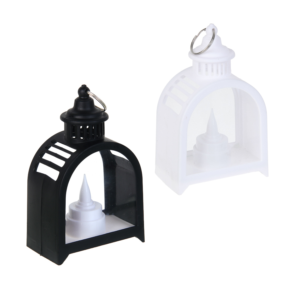 Светильник декоративный LED в виде фонаря 9,5x5,5x15 см СНОУ БУМ, PP, 3хAG10, 1 режим, 2 дизайна, арт.1, арт.№ 392-099