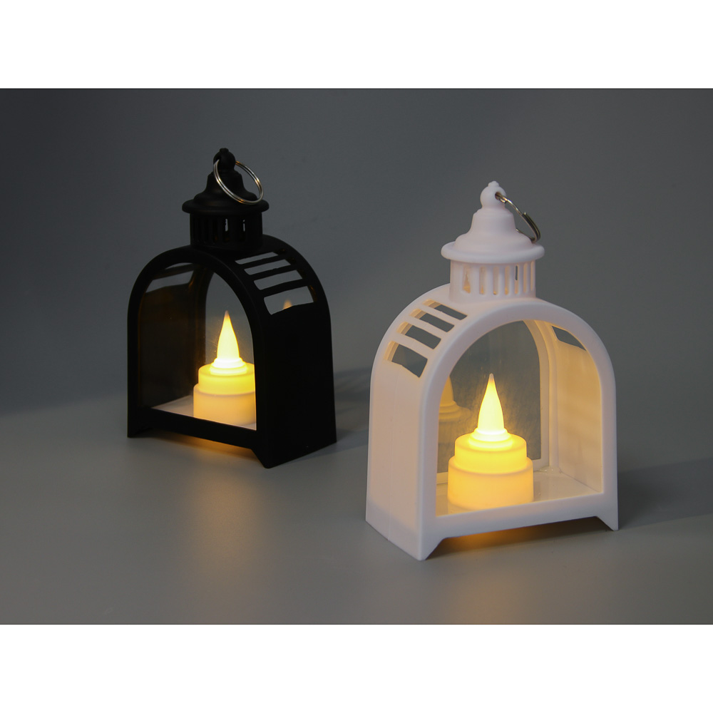Светильник декоративный LED в виде фонаря 9,5x5,5x15 см СНОУ БУМ, PP, 3хAG10, 1 режим, 2 дизайна, арт.1, арт.№ 392-099