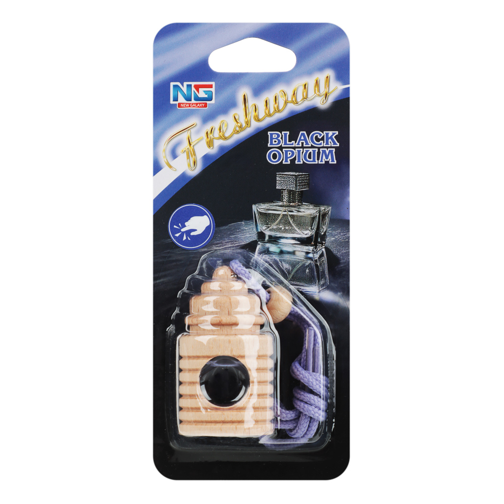 NEW GALAXY Ароматизатор подвесной Freshway, 5 мл, black opium, арт.№ 794-689