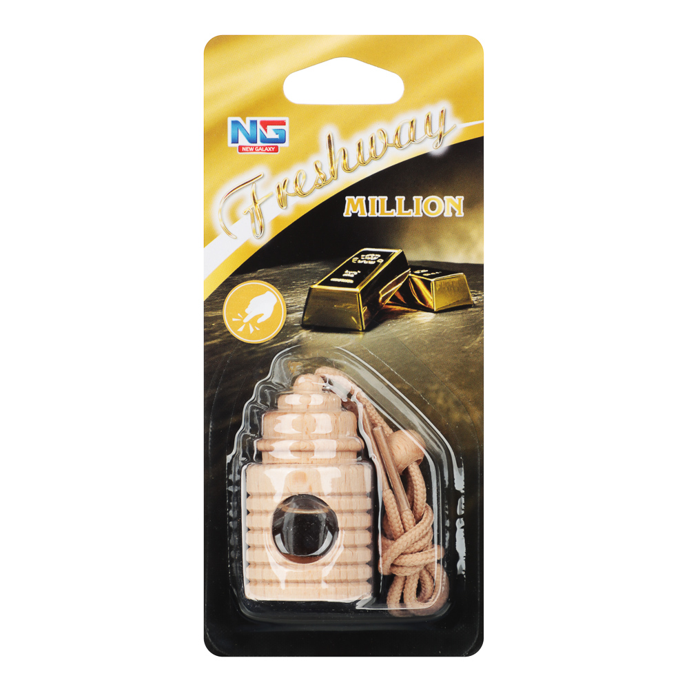 NEW GALAXY Ароматизатор подвесной Freshway, 5 мл, million, арт.№ 794-690