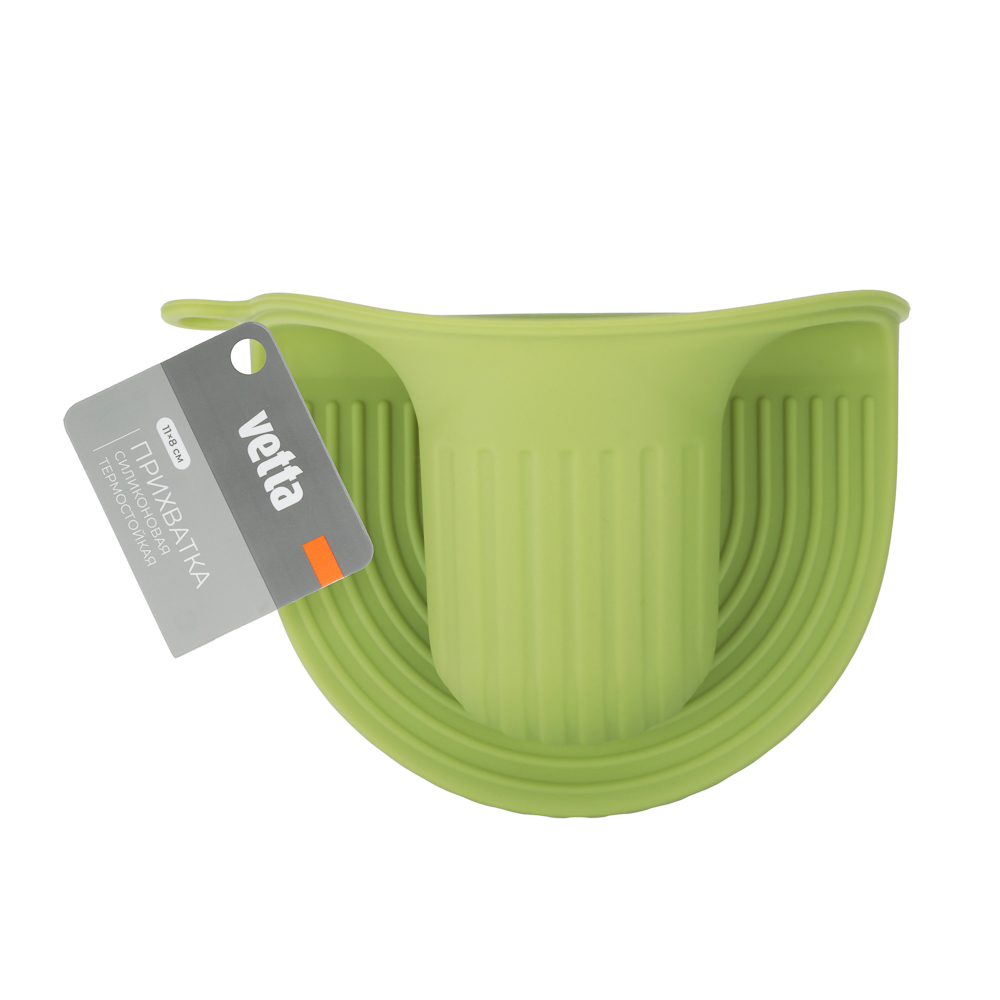 VETTA Прихватка силиконовая термостойкая, 11х8см, 3 цвета, арт.№ 856-230