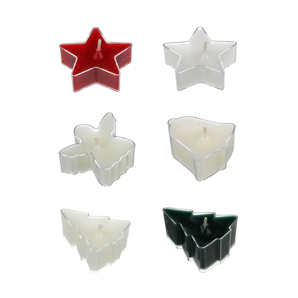 Свеча чайная тм LADECOR 5х4,5х2 см, парафин, воск, пластик, 6 видов — купить в МПР Свеча чайная тм LADECOR 5х4,5х2 см, парафин, воск, пластик, 6 видов, арт.№ 553-136