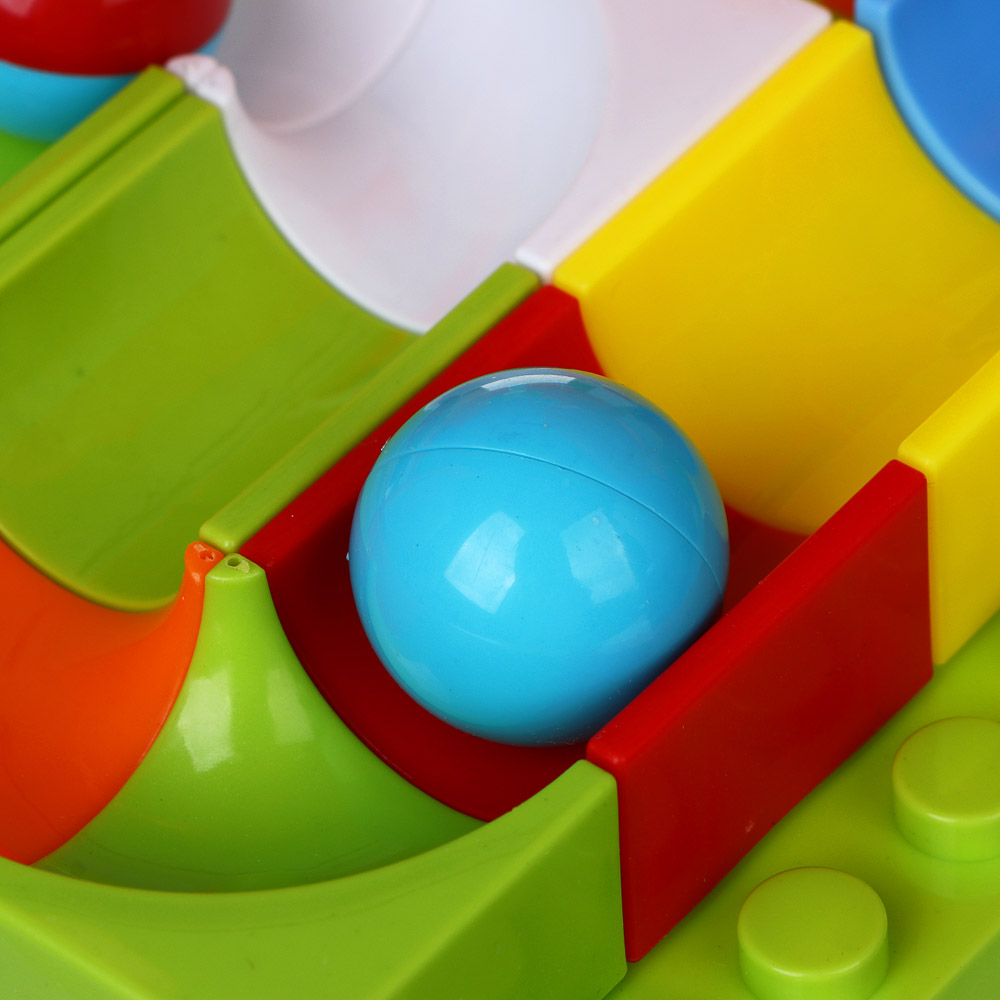 Конструктор крупные детали для малышей, 41 деталь, 35х8х24см, PP, 2 дизайна, арт.№ 859-097