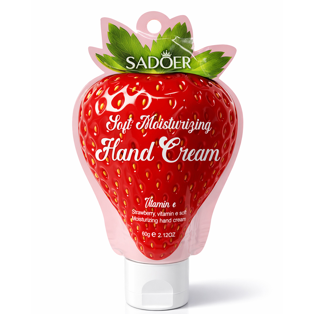 Крем для рук Sadoer, клубника, 60г, арт.№ 934-002