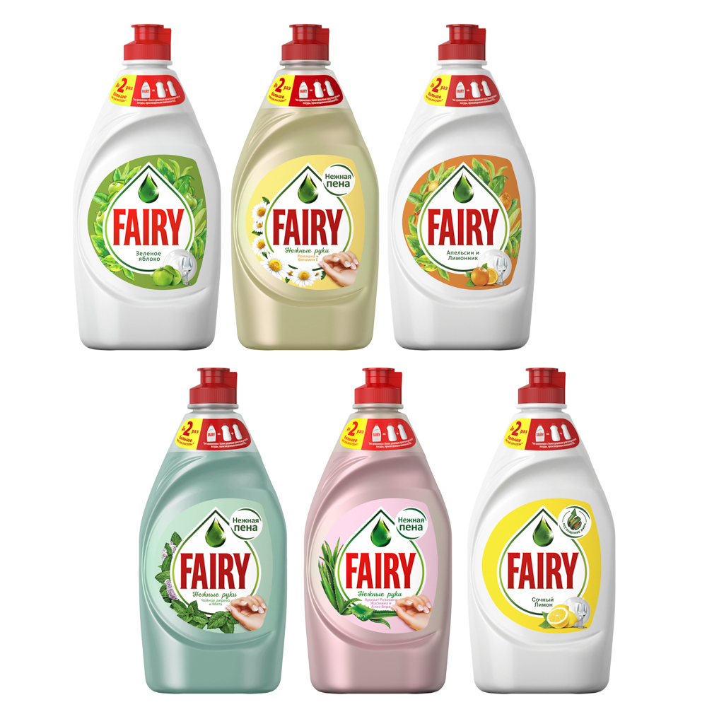 Средство для мытья посуды FAIRY, п/б, 450 мл, 6 видов арт. 992-007 купить в  г. Южно-Сахалинск - MPR-SHOP.RU