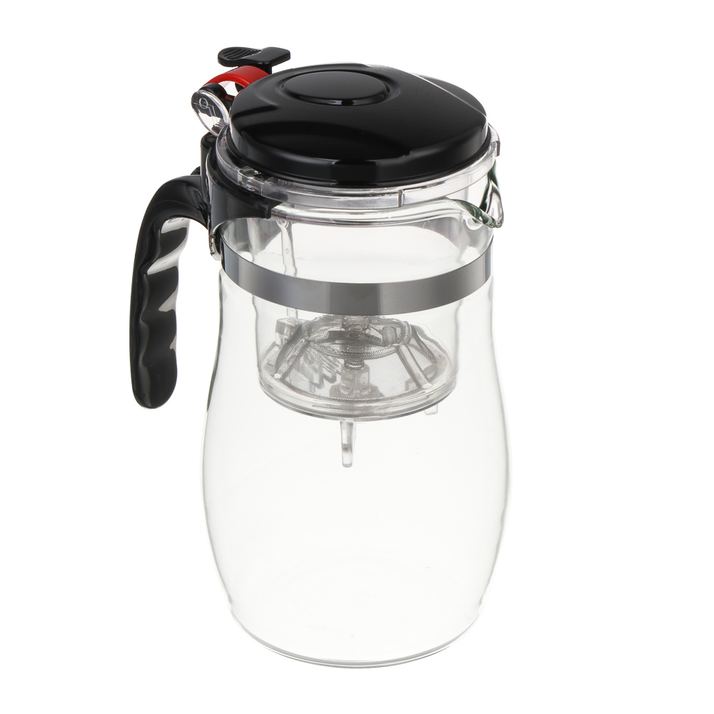 Чайник заварочный с кнопкой тм VETTA 750 мл, стекло — купить в МПР Чайник заварочный с кнопкой тм VETTA 750 мл, стекло, арт.№ 850-275