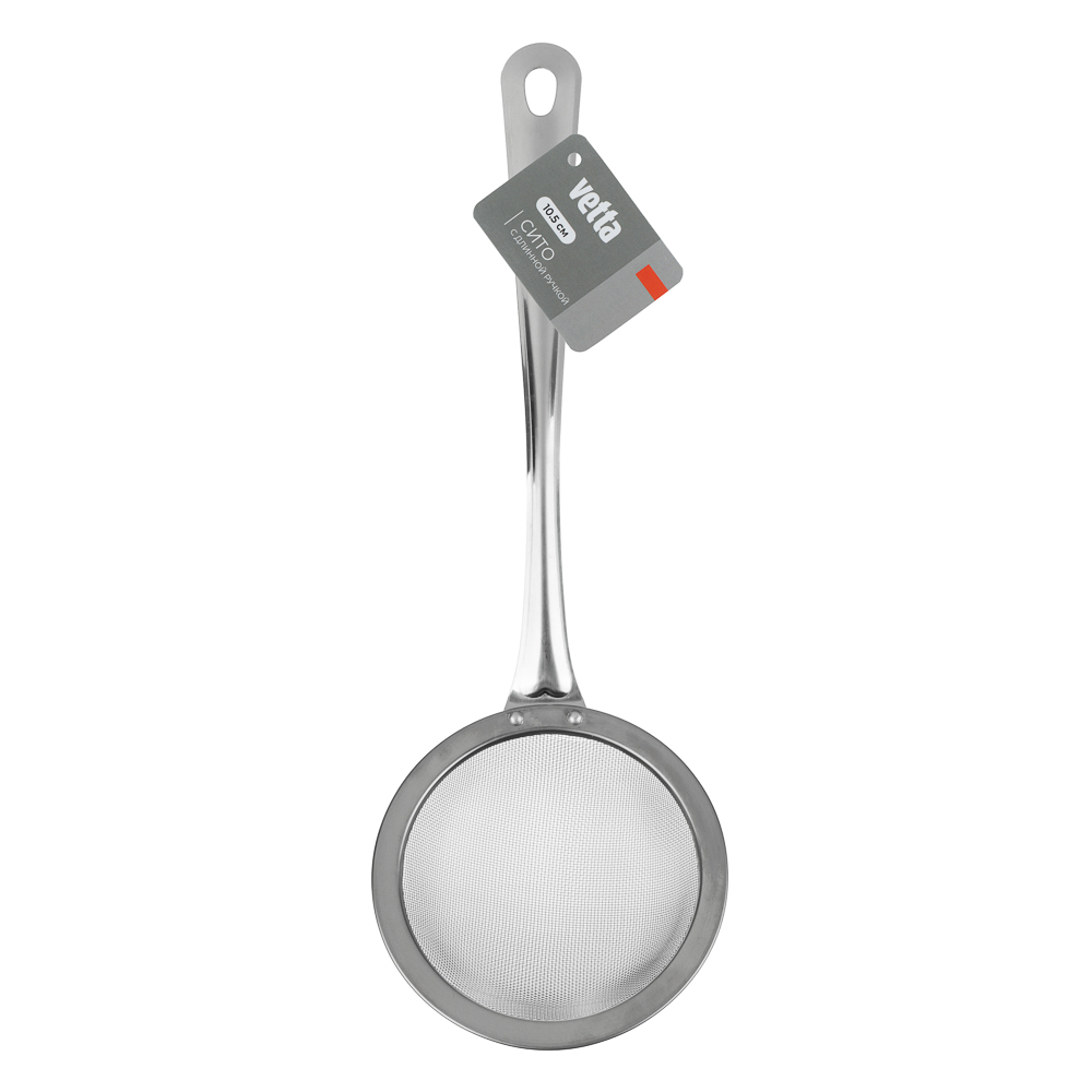 Сито с длинной ручкой VETTA 10,5см, нерж.сталь, арт.№ 886-085