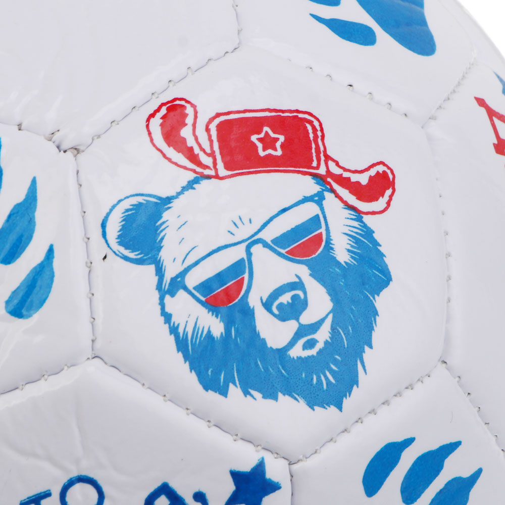Мяч футбольный "Это Россия, детка!", тм BY Русские Супергерои, размер 2, 15см, ЭВА, арт.№ 133-043
