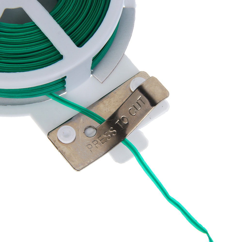 INBLOOM Подвязка для растений 50м x d0.5мм, металл, PE, арт.№ 154-002