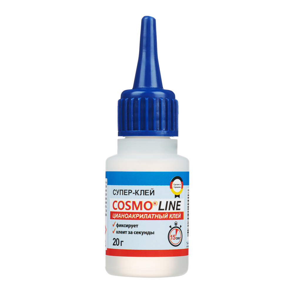 COSMO LINE Клей цианоакрилатный, флакончик 20гр., арт.№ 469-264
