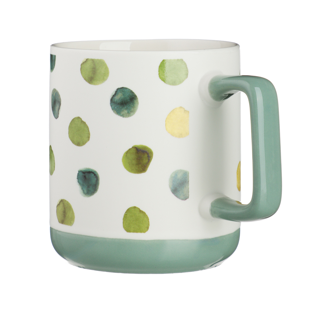 MILLIMI Грин лайф Кружка 370мл, фарфор, 4 дизайна, арт.№ 806-200