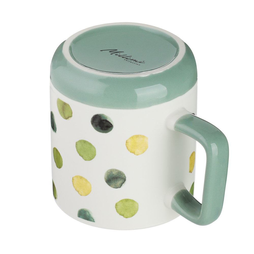 MILLIMI Грин лайф Кружка 370мл, фарфор, 4 дизайна, арт.№ 806-200