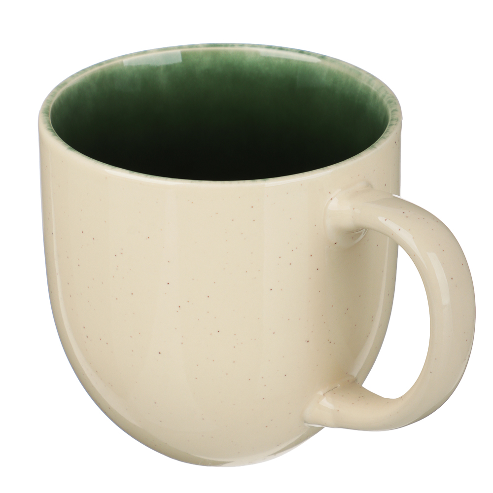 Кружка 370мл, тм MILLIMI Верде, керамика, арт.№ 824-311