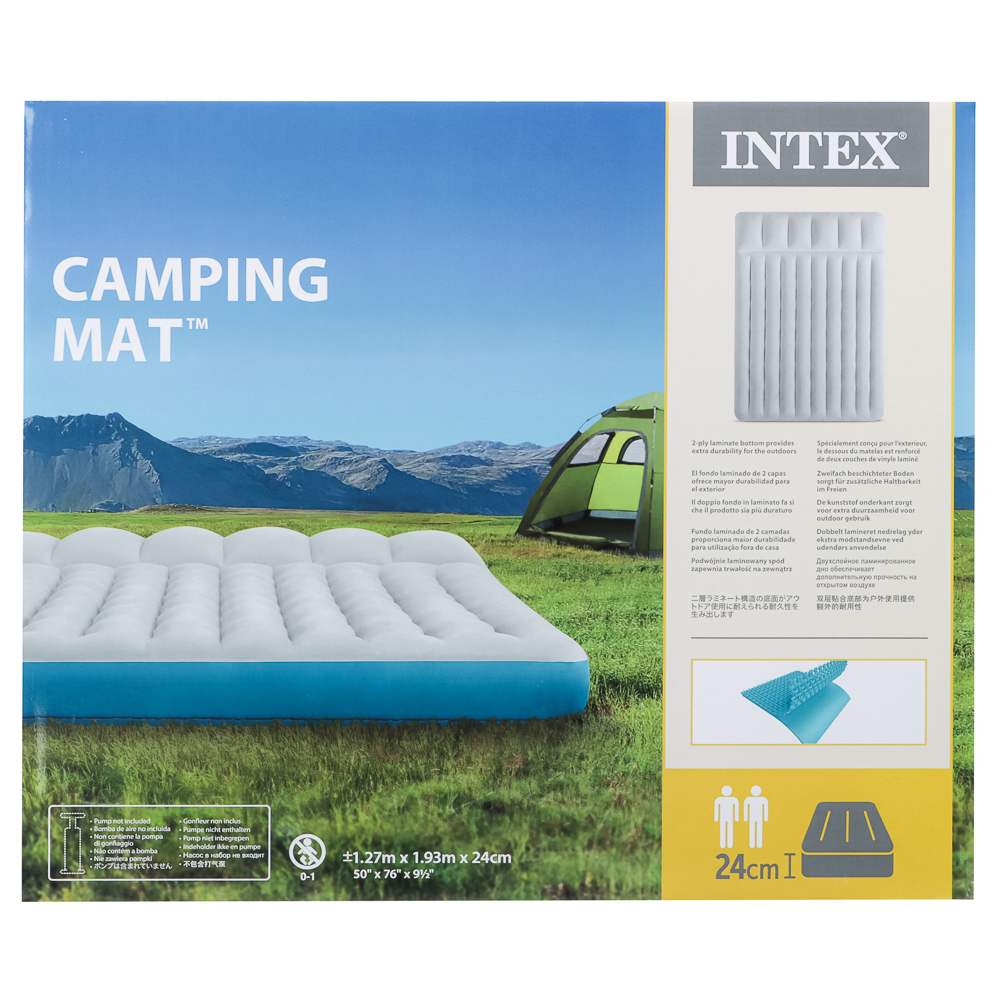 INTEX Матрас кемпинговый, 193х127х17см, 67999, арт.№ 060-007
