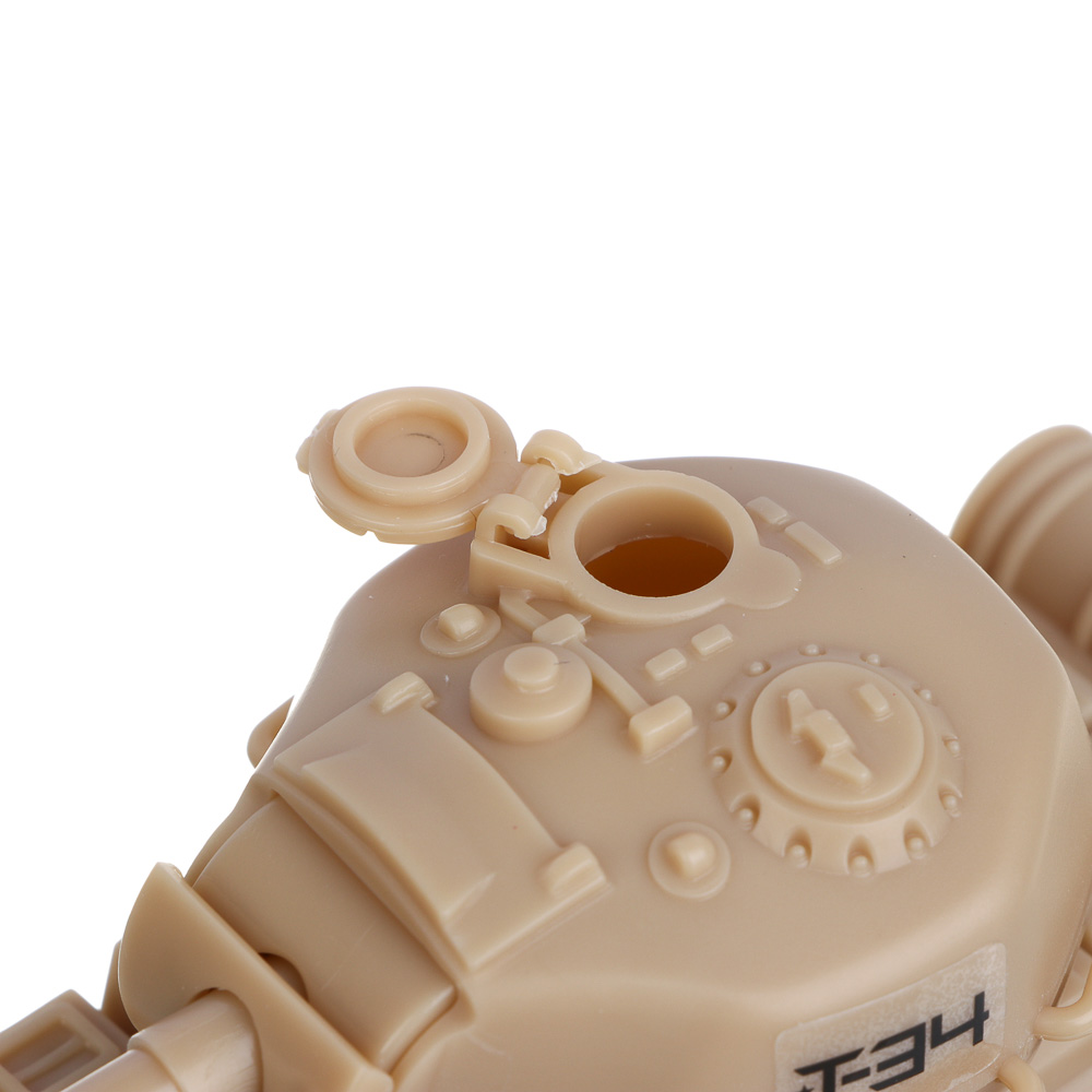 BY Русские Супергерои УВЗ Мини-конструктор Танк Т-34, 13,5х16,5х6,5 см, ABS, арт.№ 859-009