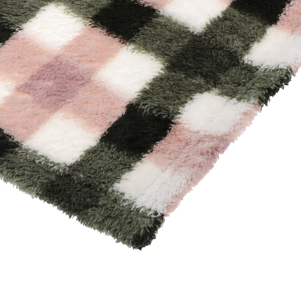 PROVANCE Кантри Плед клетка тедди, 150х200см, 100% полиэстер, арт.№ 486-217