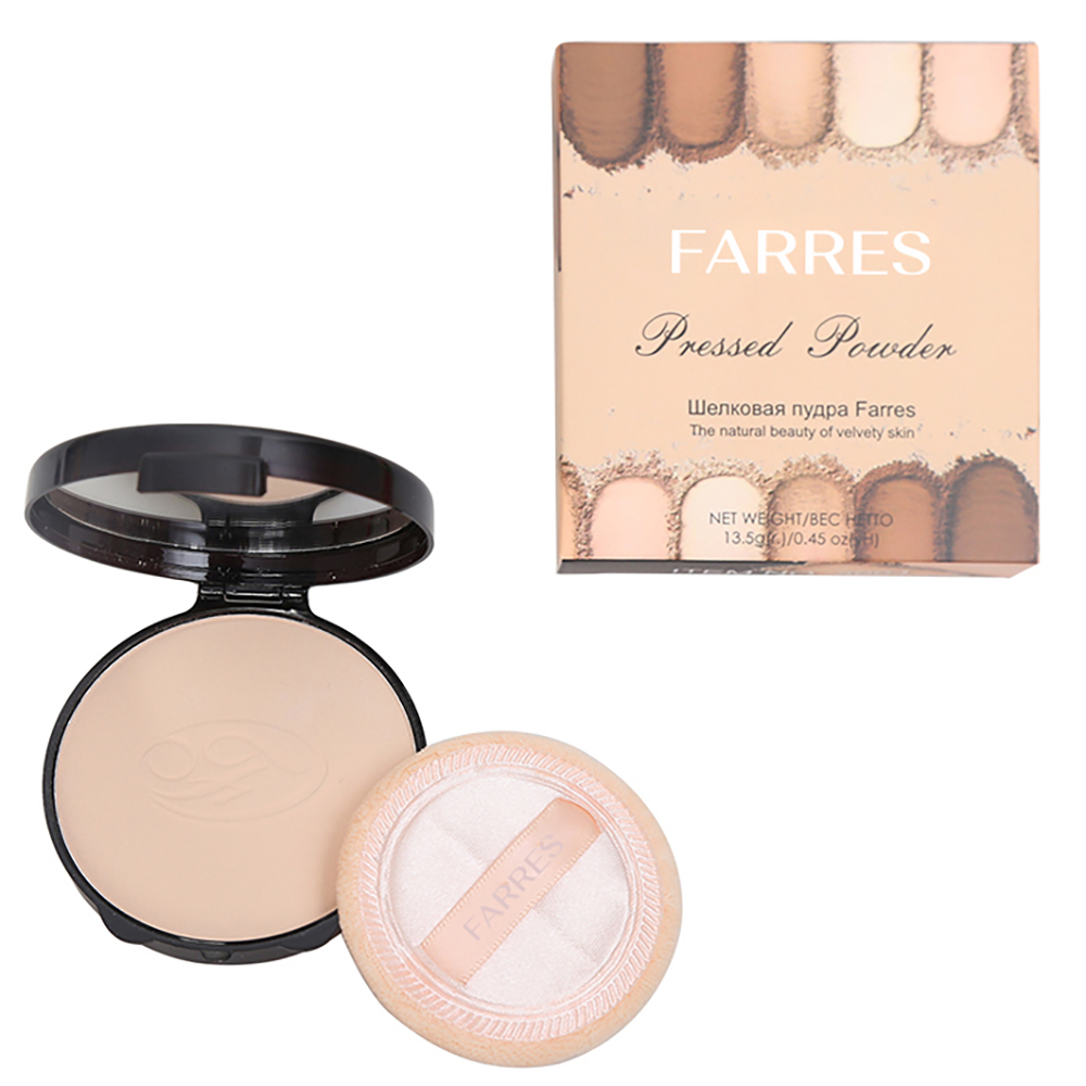 Пудра для лица, шелковая, тм Farres, 13,5 г — купить в МПР Пудра для лица, шелковая, тм Farres, 13,5 г, арт.№ 330-631