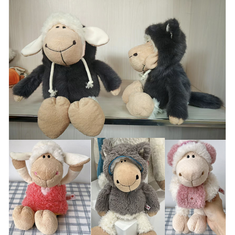 Игрушка мягкая "Овечка в костюмчике" 25 см, полиэстер, тм ИГРОЛЕНД, 3+, арт.№ 264-597