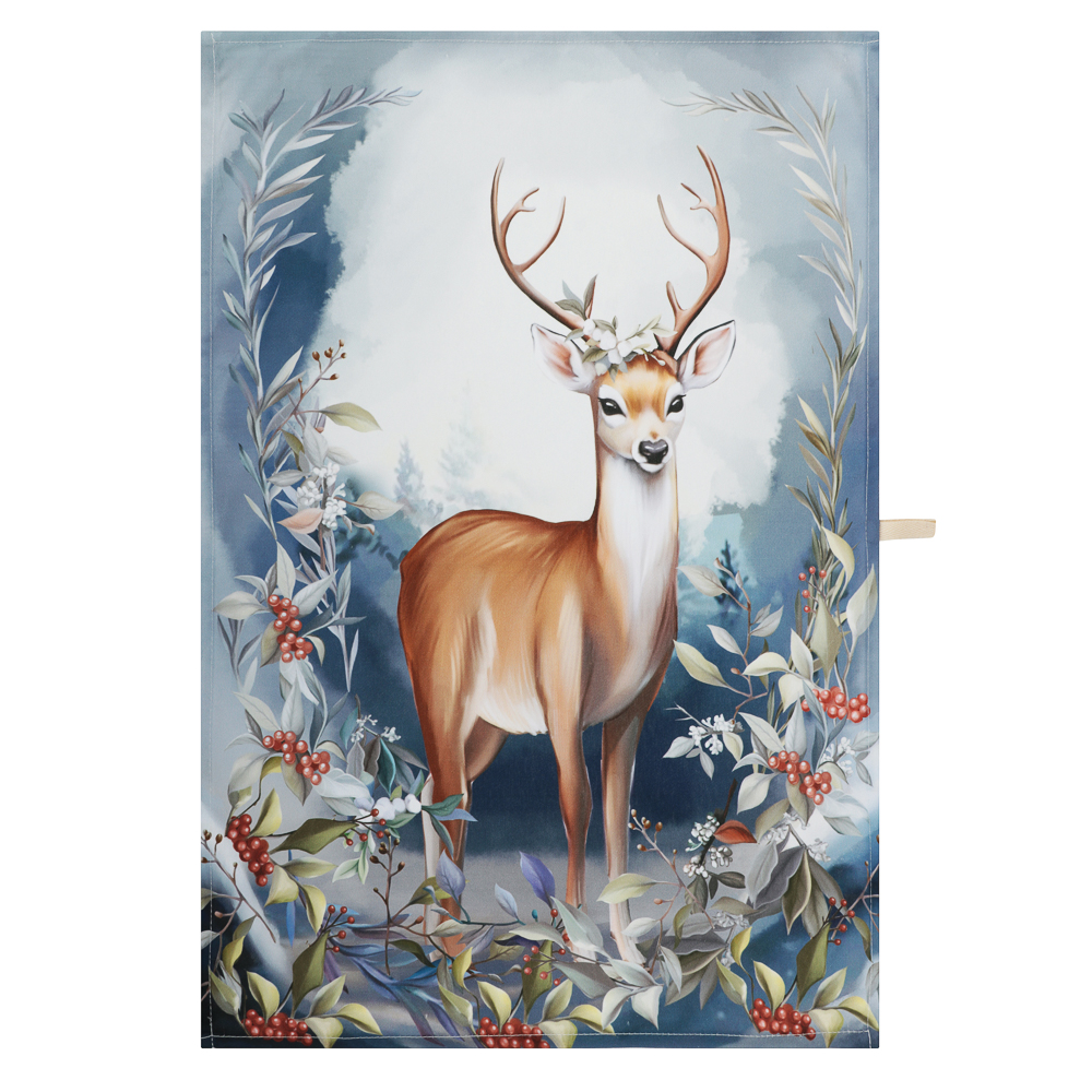 PROVANCE Нордик Полотенце кухонное, 40х60см, 100% хлопок, олень, арт.№ 492-293