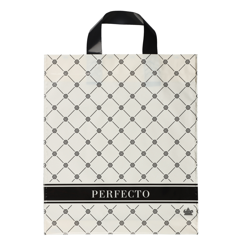 Пакет Перфекто Карамель с петлевой ручкой, 35x31 см, 95 мкм ПВД, арт.№ 568-222