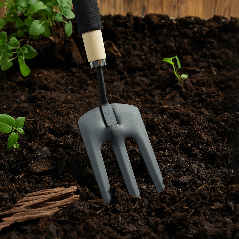 INBLOOM Вилка садовая, 36x8см, дерево, поролон, металл, арт.№ 181-040