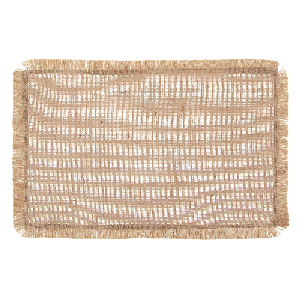 Подложка декоративная прямоугольная, 30x45см, джут, "ЭКО", арт.№ 890-374