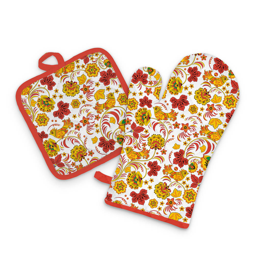 PROVANCE Хохлома Прихватка 17х17см, 100% полиэстер, арт.№ 493-161