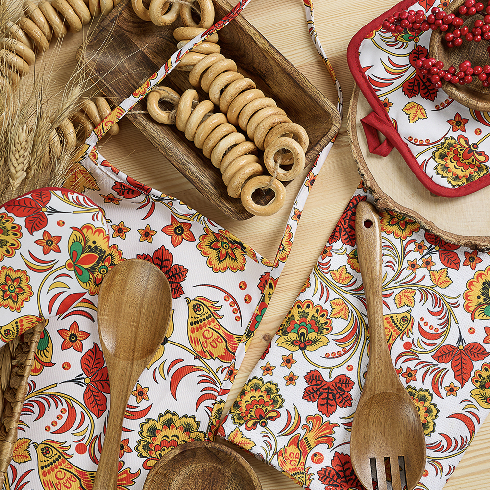 PROVANCE Хохлома Фартук, 100% полиэстер, арт.№ 494-044