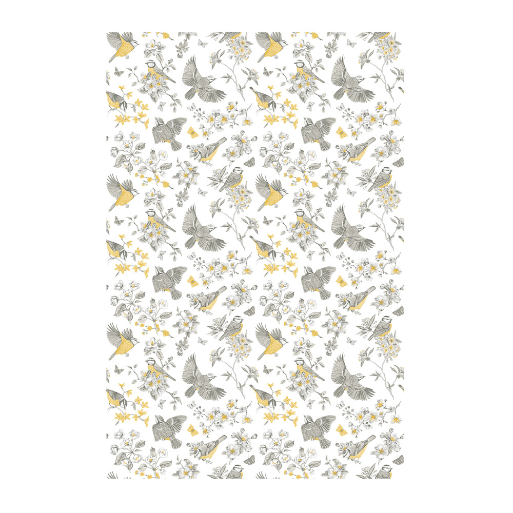 PROVANCE Люмен Полотенце кухонное, 38х63см, 100% полиэстер, синички, арт.№ 434-214