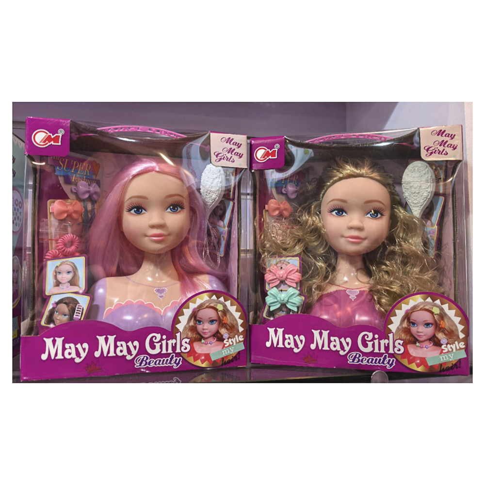 Кукла, торс для причесок с акс., PP, PVC, Н39, тм ИГРОЛЕНД, 3+, арт.№ 267-266