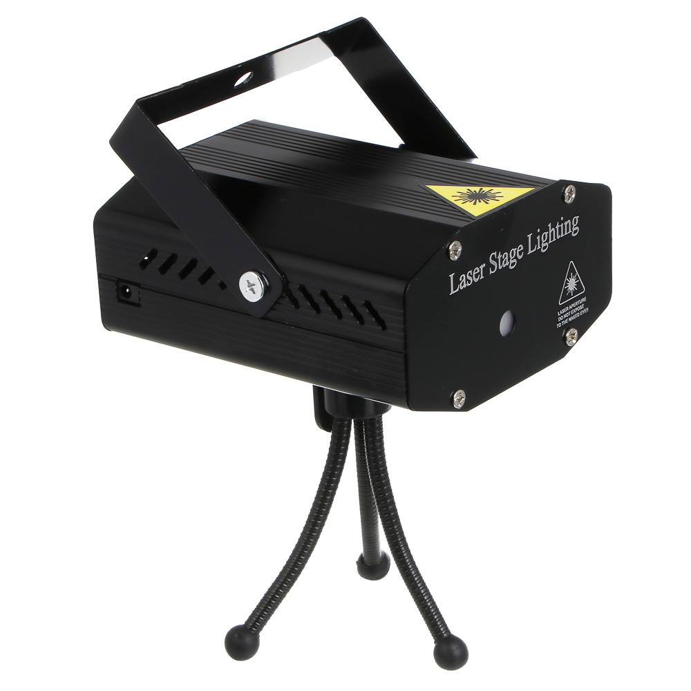 Проектор лазерный "Форма-3", 12.2х9.2х5.2см, 2LED, красн./зел., 3 режима, AC110V-240V,50-60 Гц, 240В, арт.№ 351-732