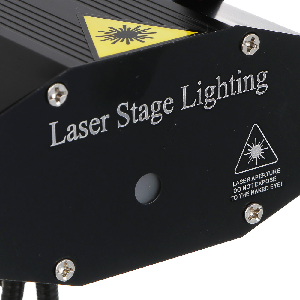 Проектор лазерный "Форма-3", 12.2х9.2х5.2см, 2LED, красн./зел., 3 режима, AC110V-240V,50-60 Гц, 240В, арт.№ 351-732