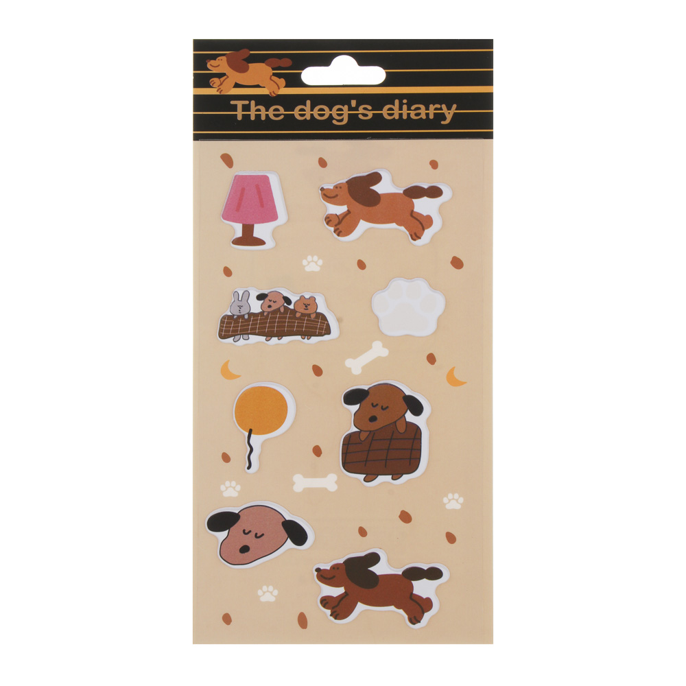 Наклейки пластиковые мягкие "Минисо Стайл", 8,5х17,5см, арт.№ 557-112