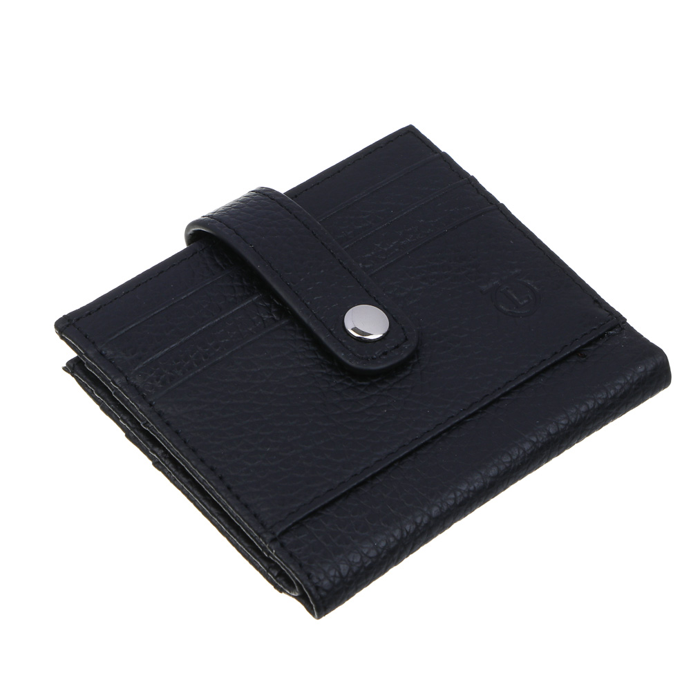 ЮL Ариксан Кардхолдер с отделением для купюр на кнопке, нат.кожа, 10х9х1см, 2 цвета, КЖ24-45, арт.№ 303-051