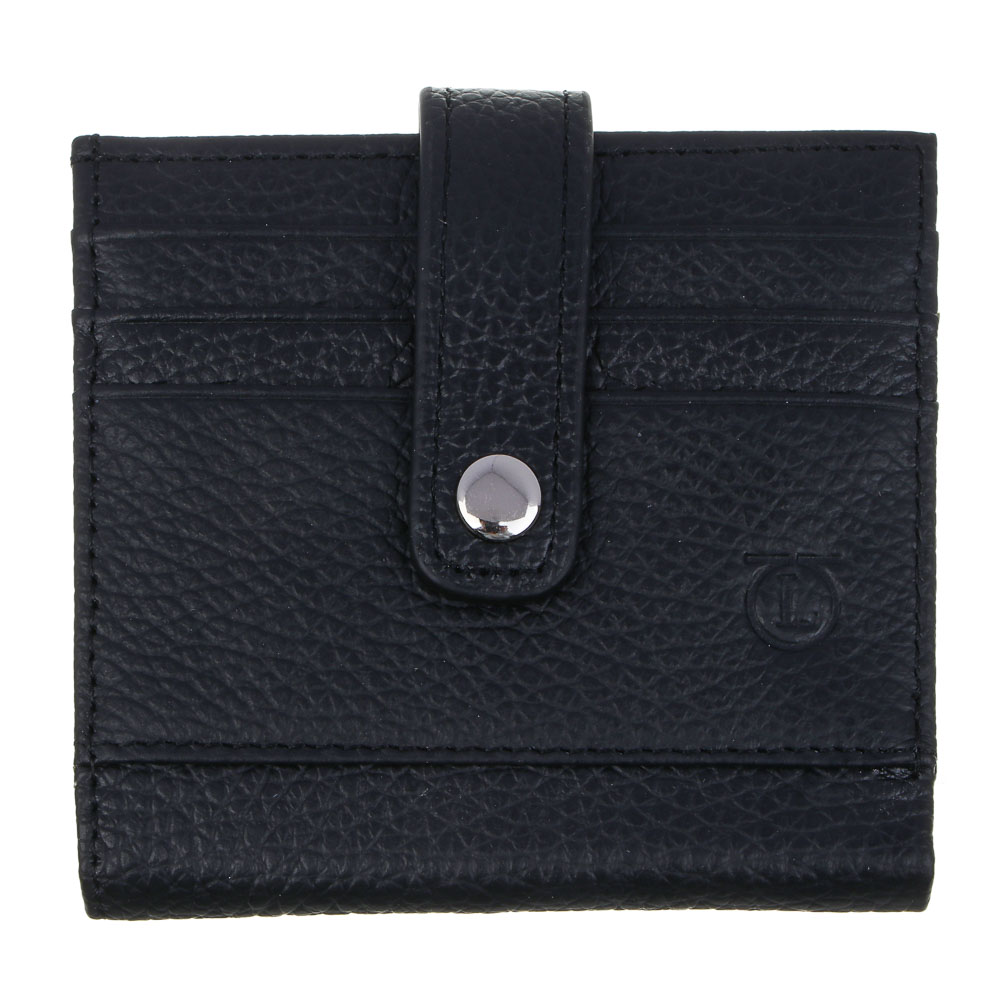 ЮL Ариксан Кардхолдер с отделением для купюр на кнопке, нат.кожа, 10х9х1см, 2 цвета, КЖ24-45, арт.№ 303-051