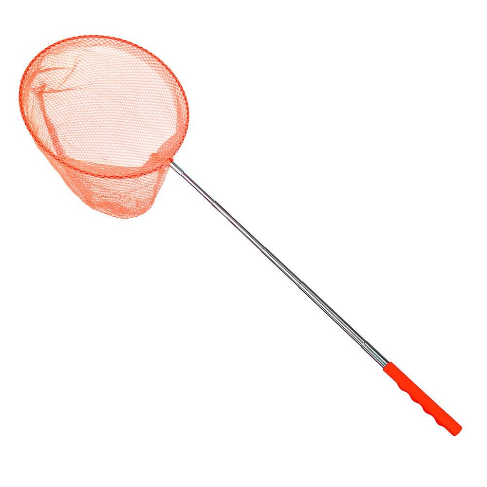 Сачок телескопический, ИГРОЛЕНД, 20х80см, сталь, полиэстер, PE, арт.№ 134-158